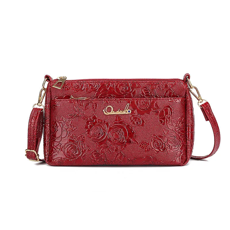 Women's Female Stall Running Rivers Lakes Rose Crossbody Bags