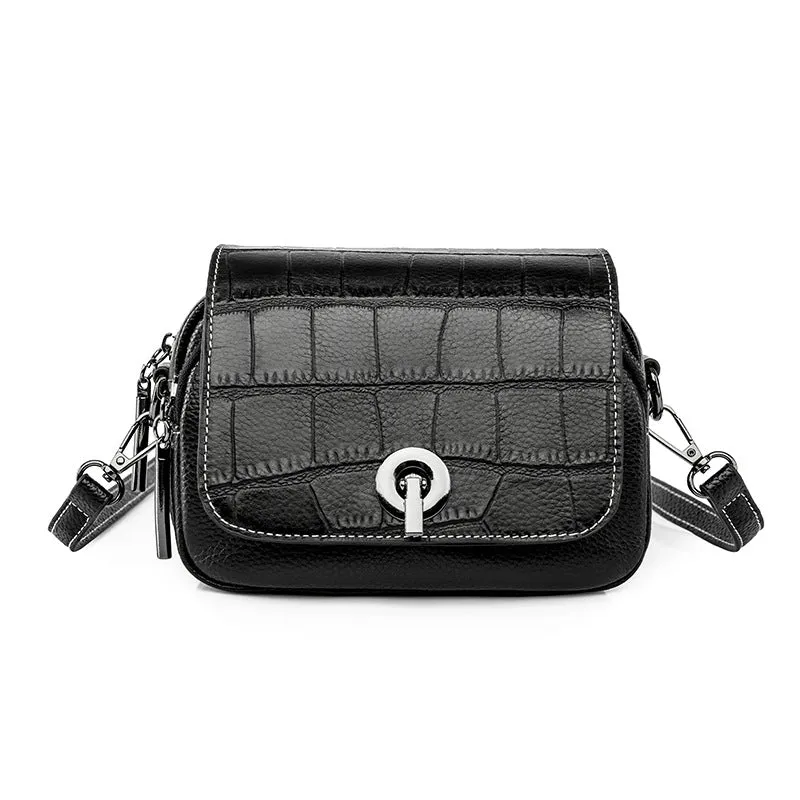Women's Genuine Leather Cattlehide Fashion High-grade Crossbody Bags