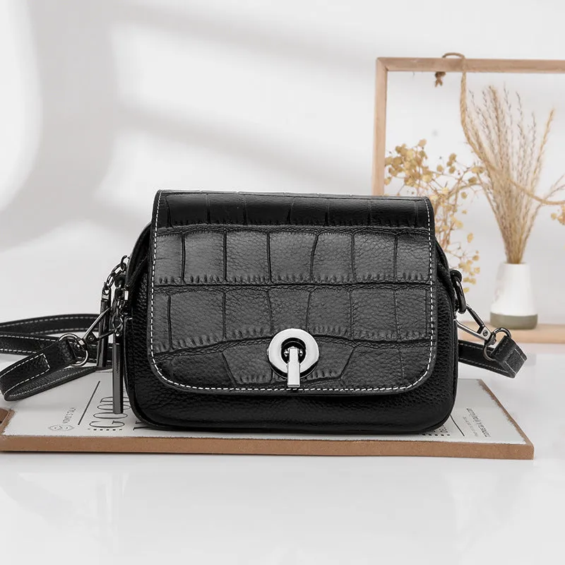 Women's Genuine Leather Cattlehide Fashion High-grade Crossbody Bags