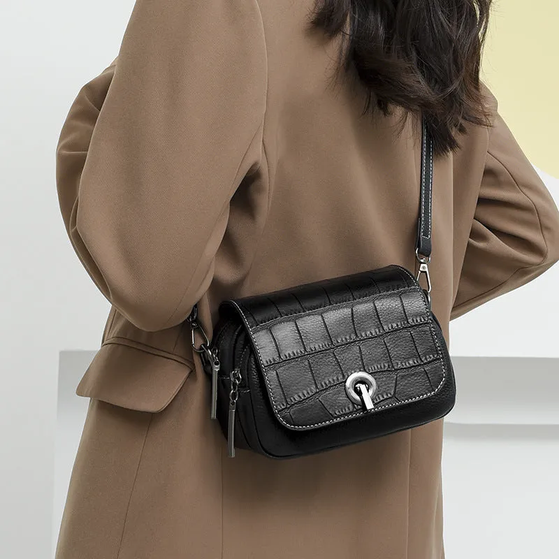 Women's Genuine Leather Cattlehide Fashion High-grade Crossbody Bags