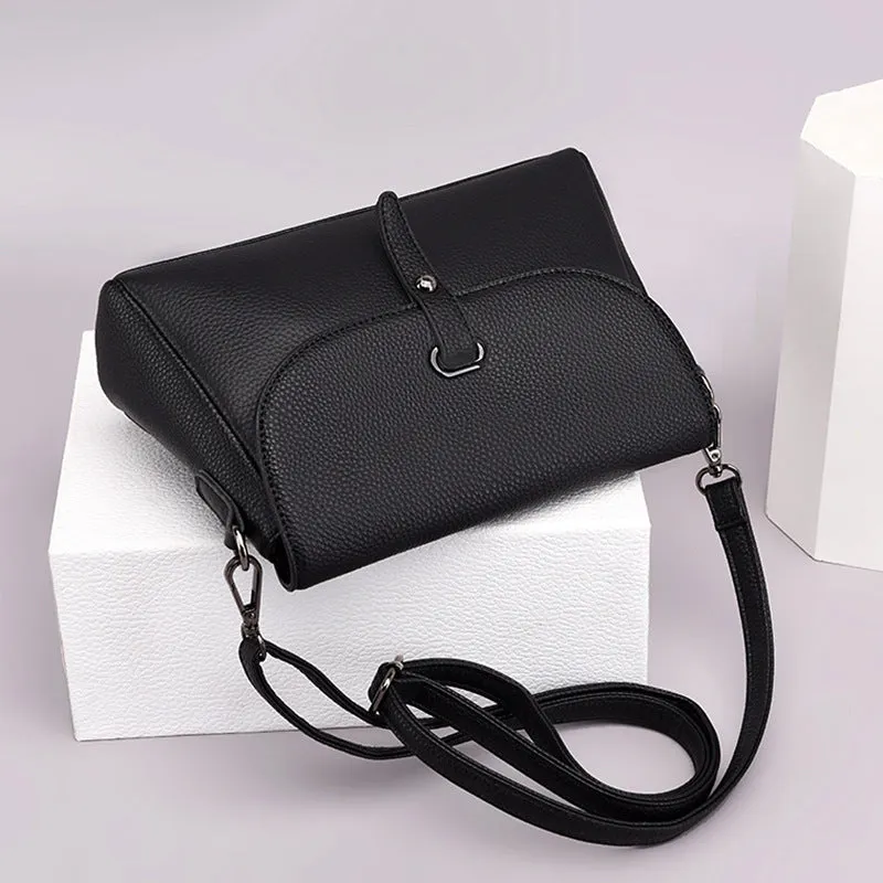 Women's Genuine Leather First Layer Cattlehide Fashion Tide Shoulder Bags