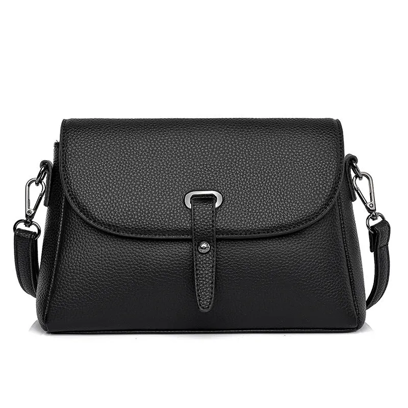 Women's Genuine Leather First Layer Cattlehide Fashion Tide Shoulder Bags