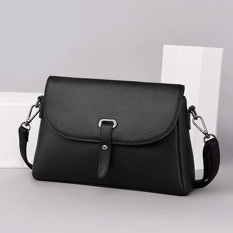 Women's Genuine Leather First Layer Cattlehide Fashion Tide Shoulder Bags