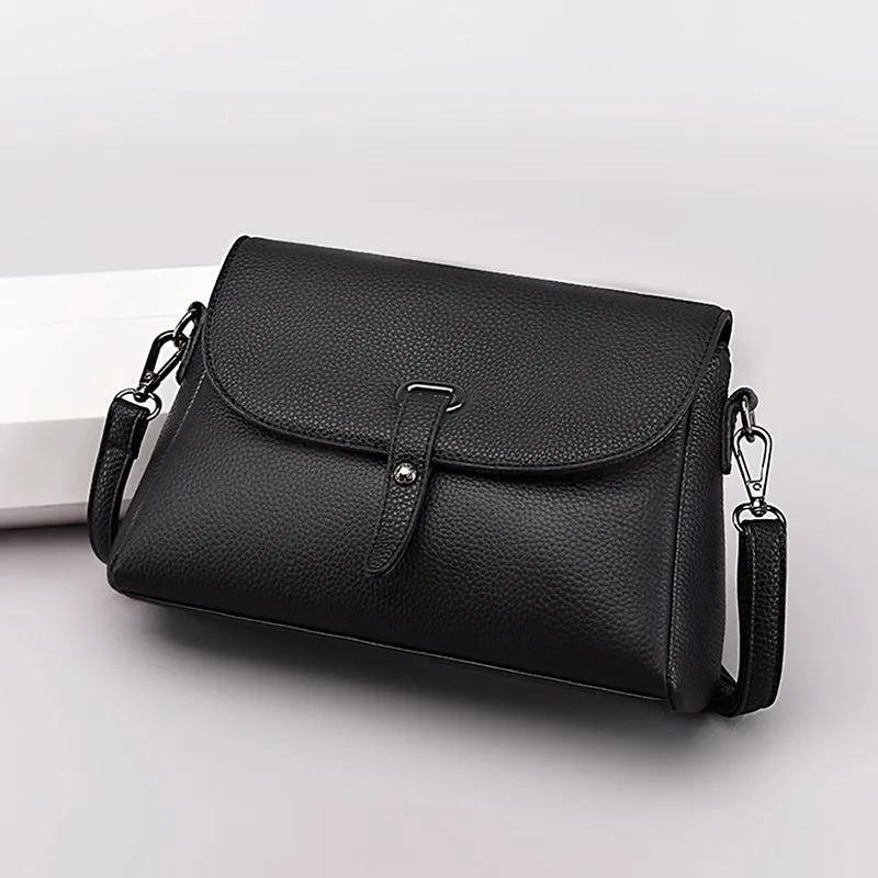 Women's Genuine Leather First Layer Cattlehide Fashion Tide Shoulder Bags
