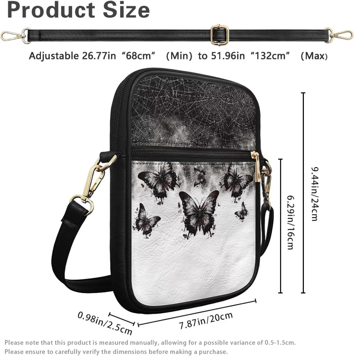 Womens Mens Leather Shoulder Bag Small Leather Messenger Bag Crossbody Satchel Bag Purse Handbag Casual Daypack