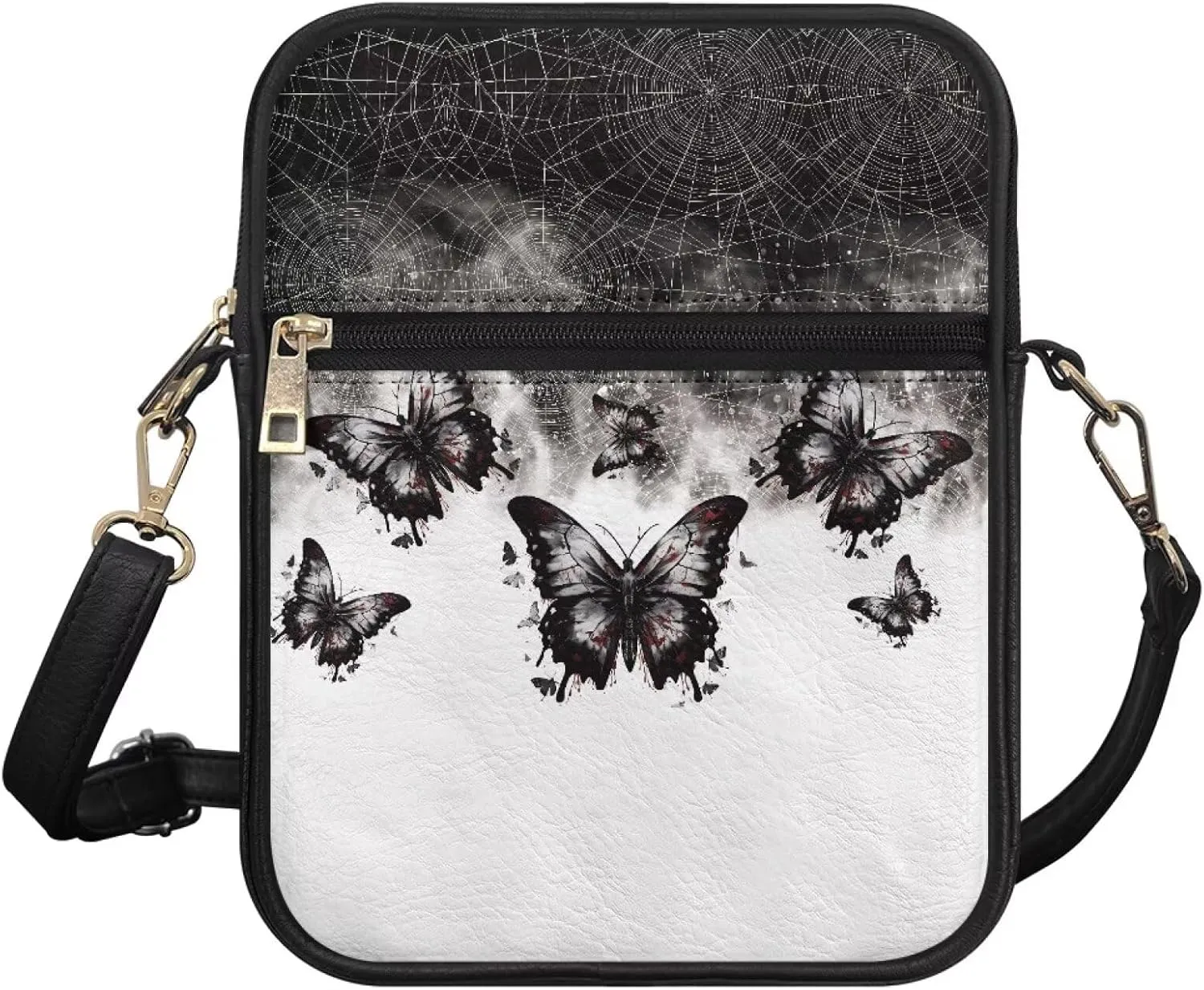 Womens Mens Leather Shoulder Bag Small Leather Messenger Bag Crossbody Satchel Bag Purse Handbag Casual Daypack