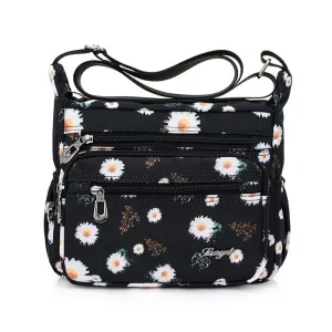 Women's Multi-Pocket Nylon Shoulder Handbag
