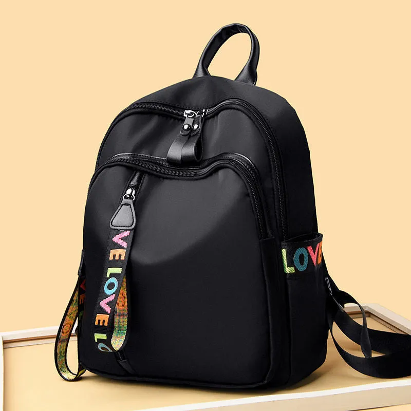 Women's Oxford Cloth Korean Fashionable Large Capacity Backpacks