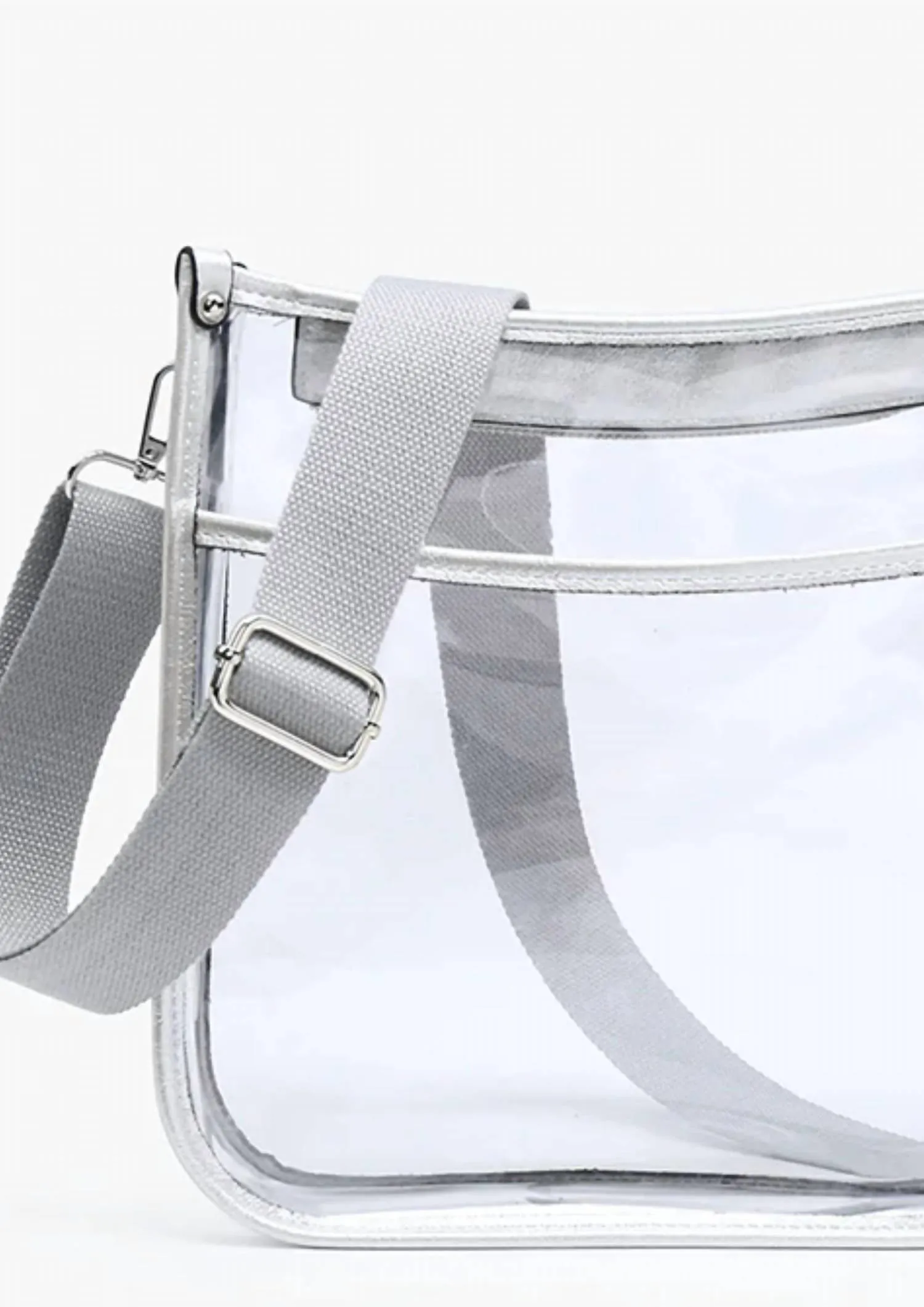 Women's Posie Clear Crossbody Bag In Silver