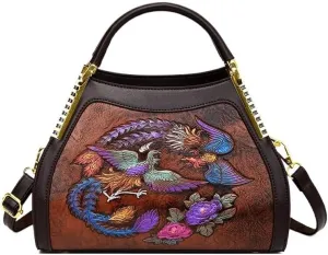 Women's Retro Cultural and Traditional Chinese Style Single Shoulder Bag - Large Capacity Crossbody Bag