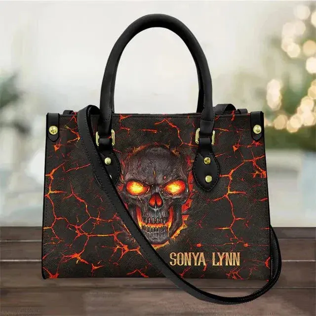 Women's Skull Print Vintage Crossbody Handbag