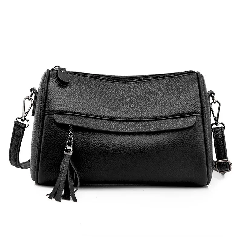 Women's Source First Layer Cowhide Genuine Leather Crossbody Bags