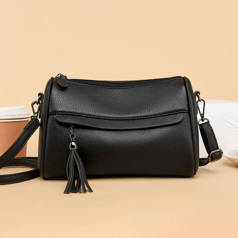 Women's Source First Layer Cowhide Genuine Leather Crossbody Bags