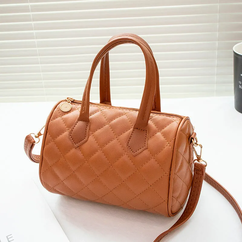 Women's Trendy Fashion Printed Pillow Diamond Embroidered Crossbody Bags
