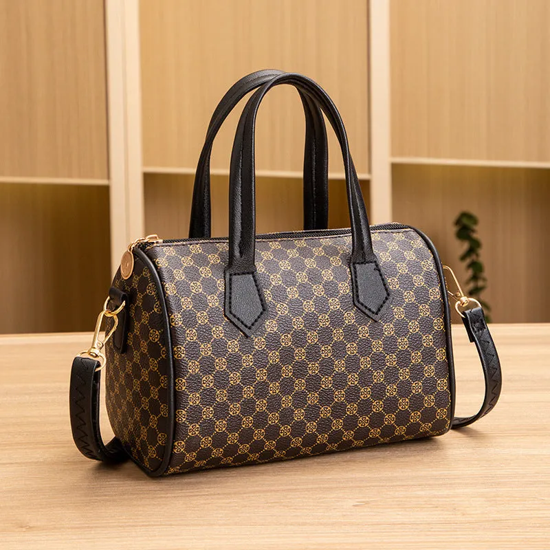 Women's Trendy Fashion Printed Pillow Diamond Embroidered Crossbody Bags