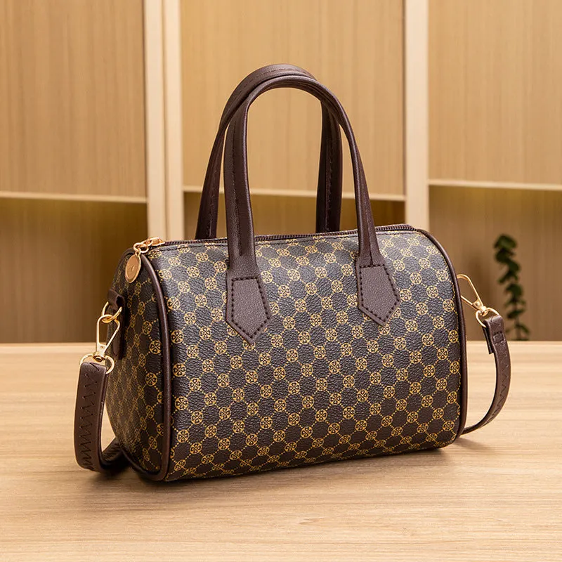 Women's Trendy Fashion Printed Pillow Diamond Embroidered Crossbody Bags