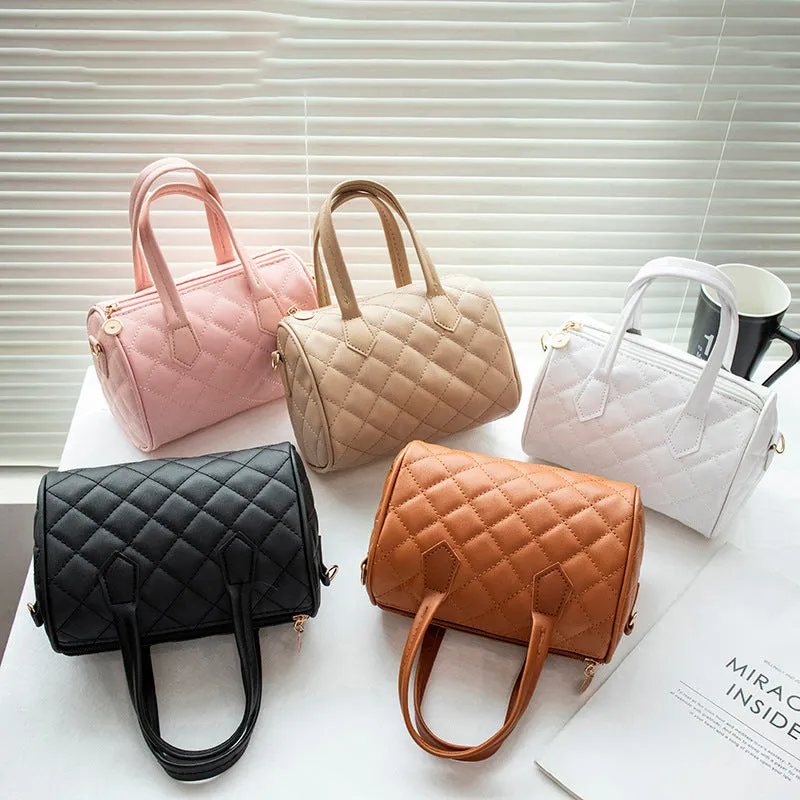 Women's Trendy Fashion Printed Pillow Diamond Embroidered Crossbody Bags