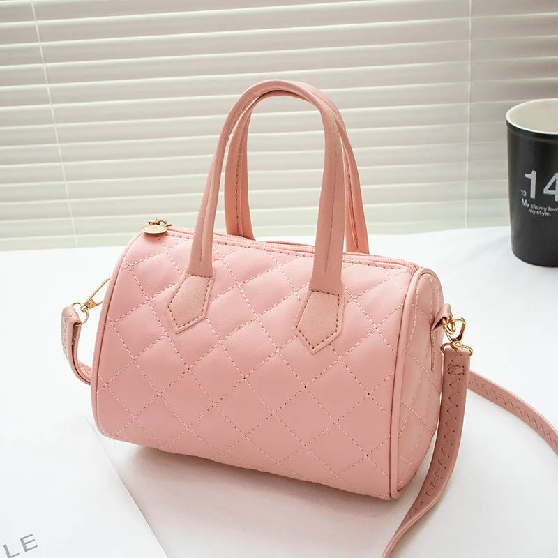 Women's Trendy Fashion Printed Pillow Diamond Embroidered Crossbody Bags