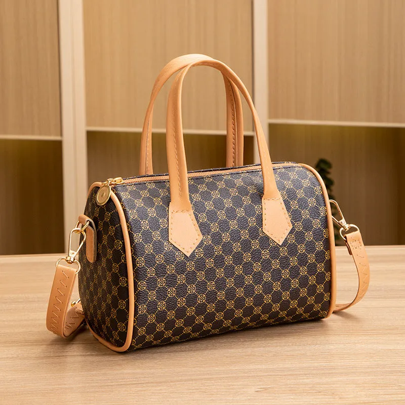 Women's Trendy Fashion Printed Pillow Diamond Embroidered Crossbody Bags