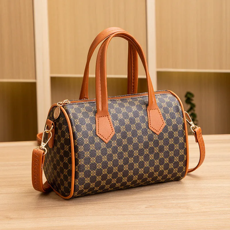 Women's Trendy Fashion Printed Pillow Diamond Embroidered Crossbody Bags