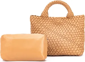 Woven Leather Bag for Women Crossbody Bag PU Leather Handbags