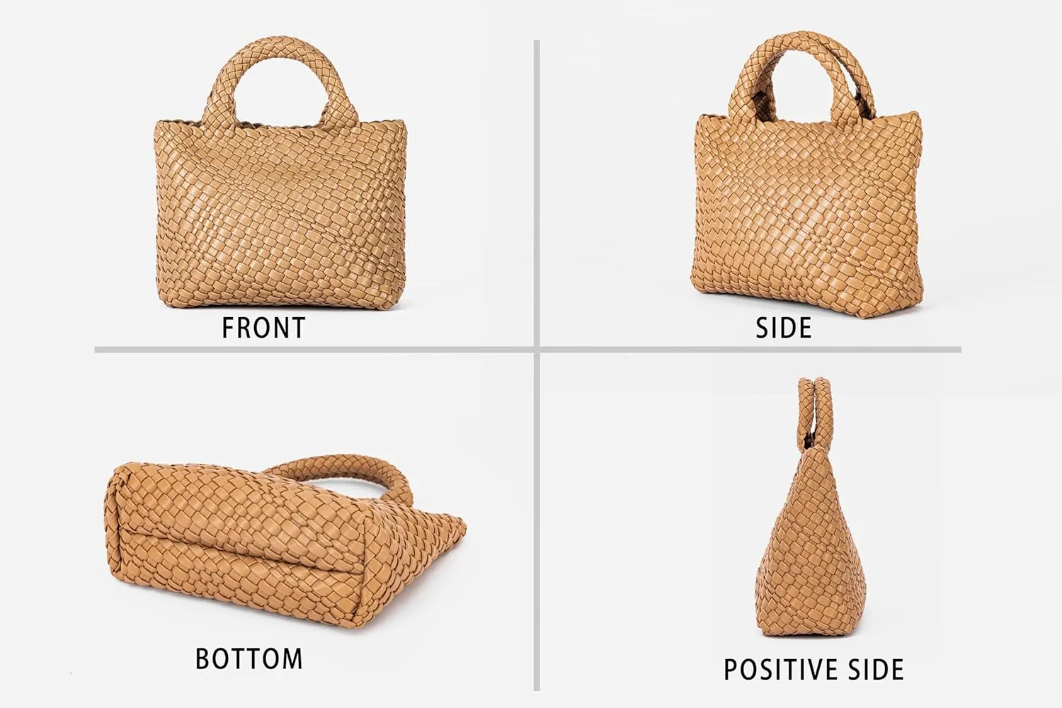 Woven Leather Bag for Women Crossbody Bag PU Leather Handbags