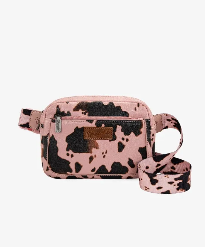 Wrangler Cow Print Fanny Pack