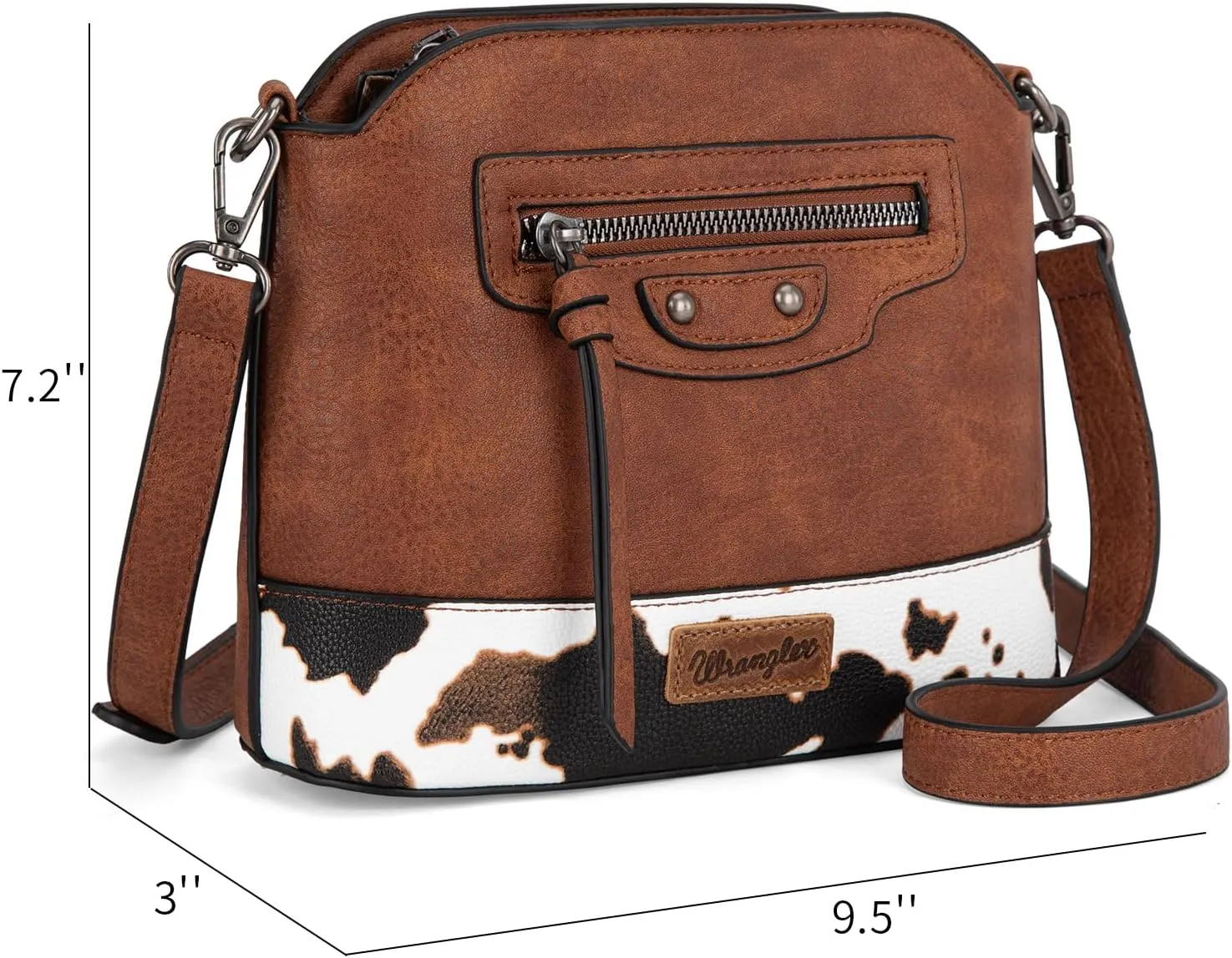 Wrangler Small Crossbody Bags for Women Shoulder Cute Purses and Handbags with Adjustable Strap