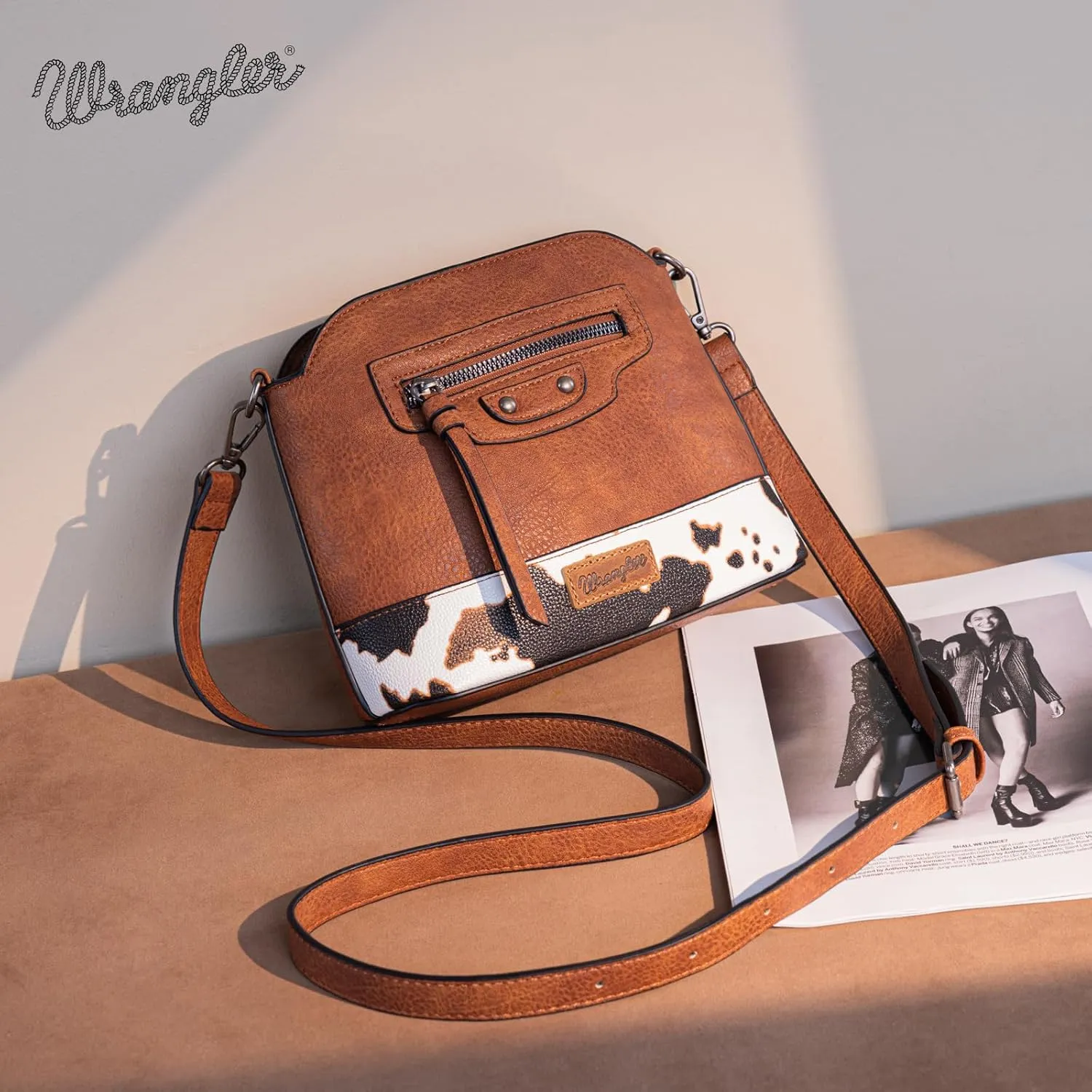 Wrangler Small Crossbody Bags for Women Shoulder Cute Purses and Handbags with Adjustable Strap