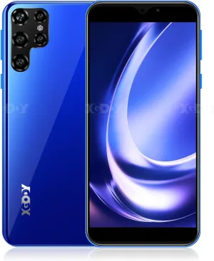 Xgody X60 4G LTE Android Phone, 6 Inches QHD Waterdrop Screen Unlocked Cell Phone, 2GB RAM 16GB ROM, Dual Sim Slots Smartphone, 5MP 5MP Camera, Facial Unlock, 3000mAh Mobile Phones (Blue-3)