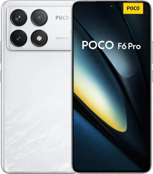 Xiaomi Poco F6 Pro 5G (512GB   12GB) Global Version Unlocked 6.67" 120Hz 50Mp Triple Camera (for Tmobile Mint Tello & Global) (White)