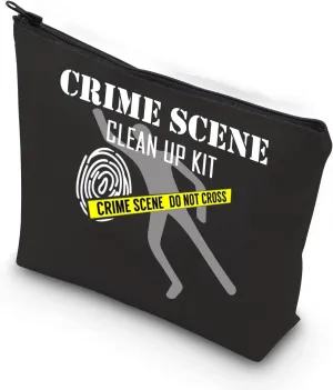 XYANFA Forensics Cosmetic Bag Crime Scene Gift CSI Gift Forensic Science Last Responder Crime Scene Investigation Kitss (CRIME SCENE)