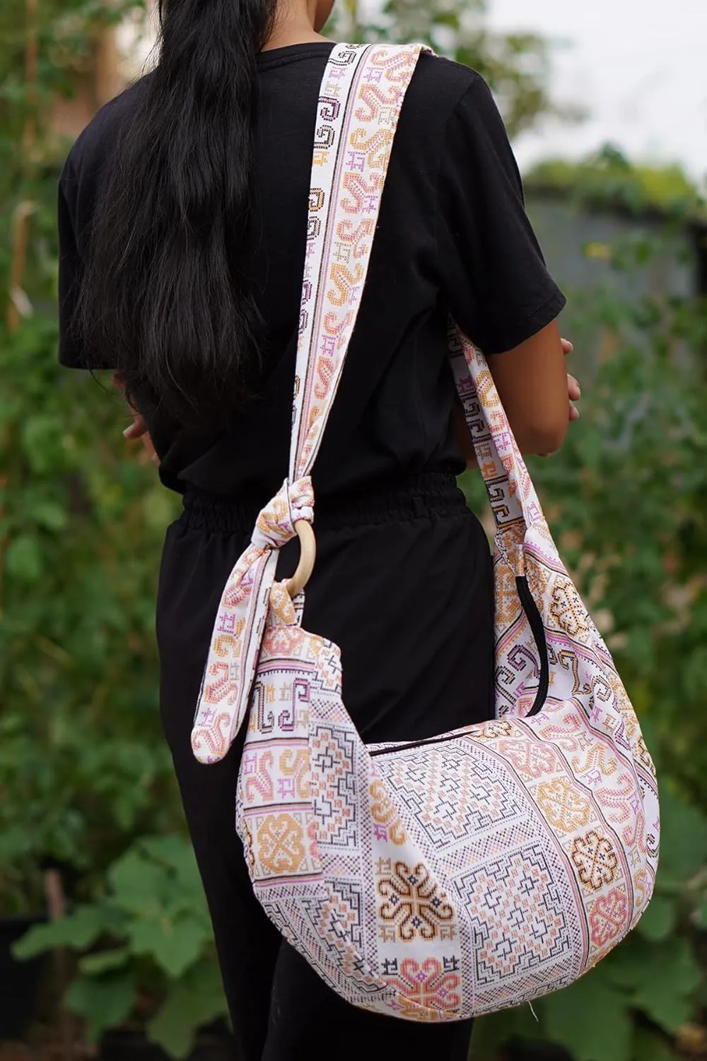 YOUR COZY Women's Crossbody Handbags Hippie bag Hobo Bags for Women Shoulder Sling Bag Hippie Tote Bag Hippie Purse