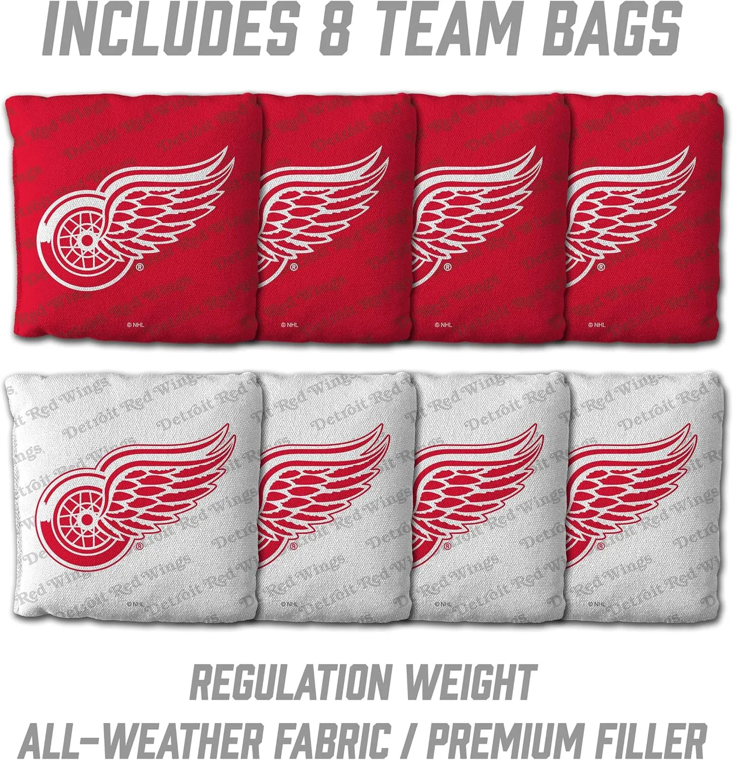 YouTheFan NHL 2’ x 4’ Professional Wood Cornhole Game with Logo Bags