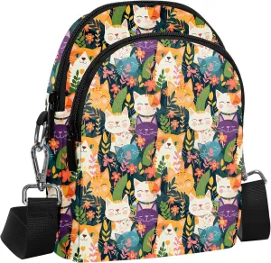 Yrebyou Small Crossbody Bags for Women Casual Cell Phone Purse Waterproof Over Shoulder Handbag with Card Slots