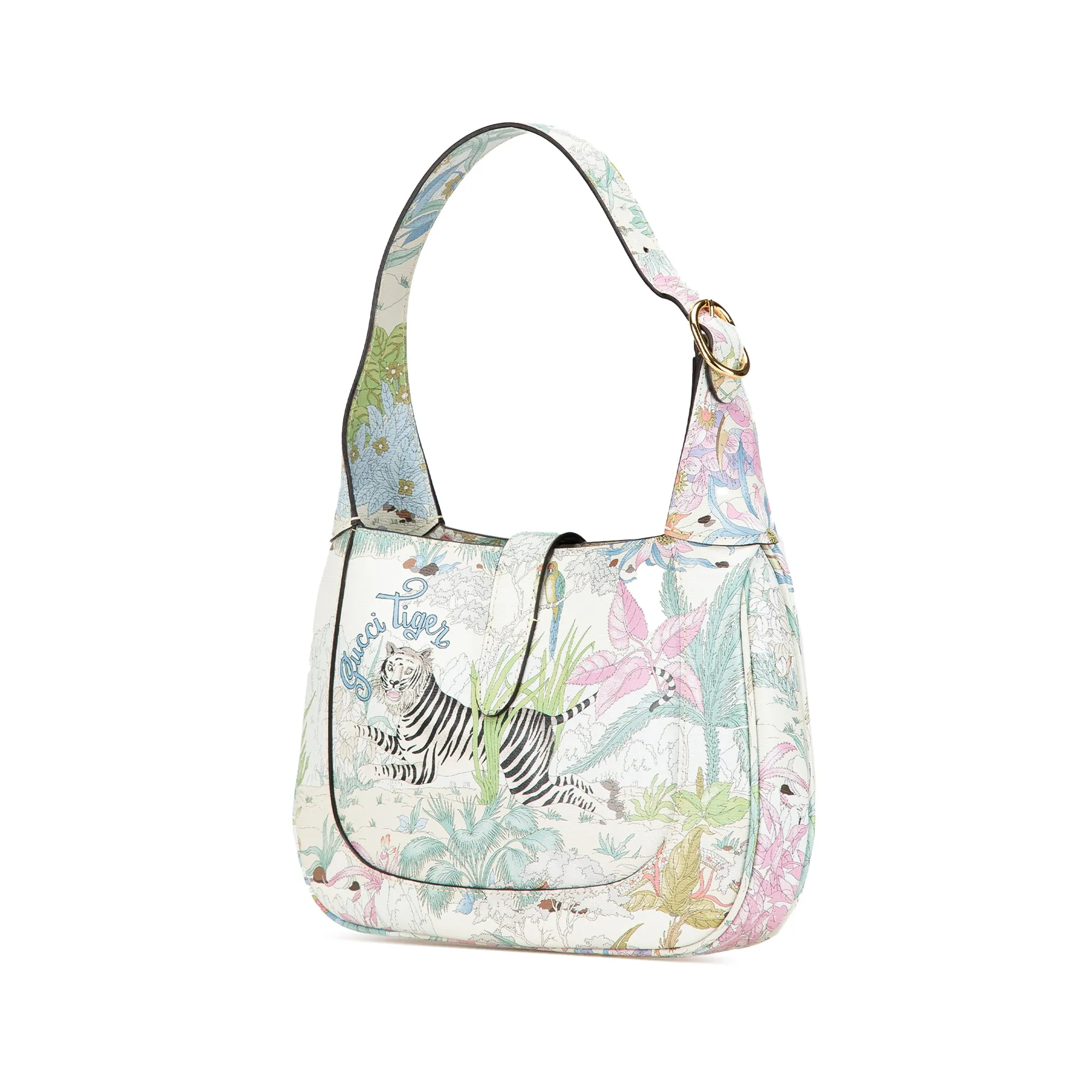 Yuko Higuchi Small Calfskin  Floral Print Jackie 1961