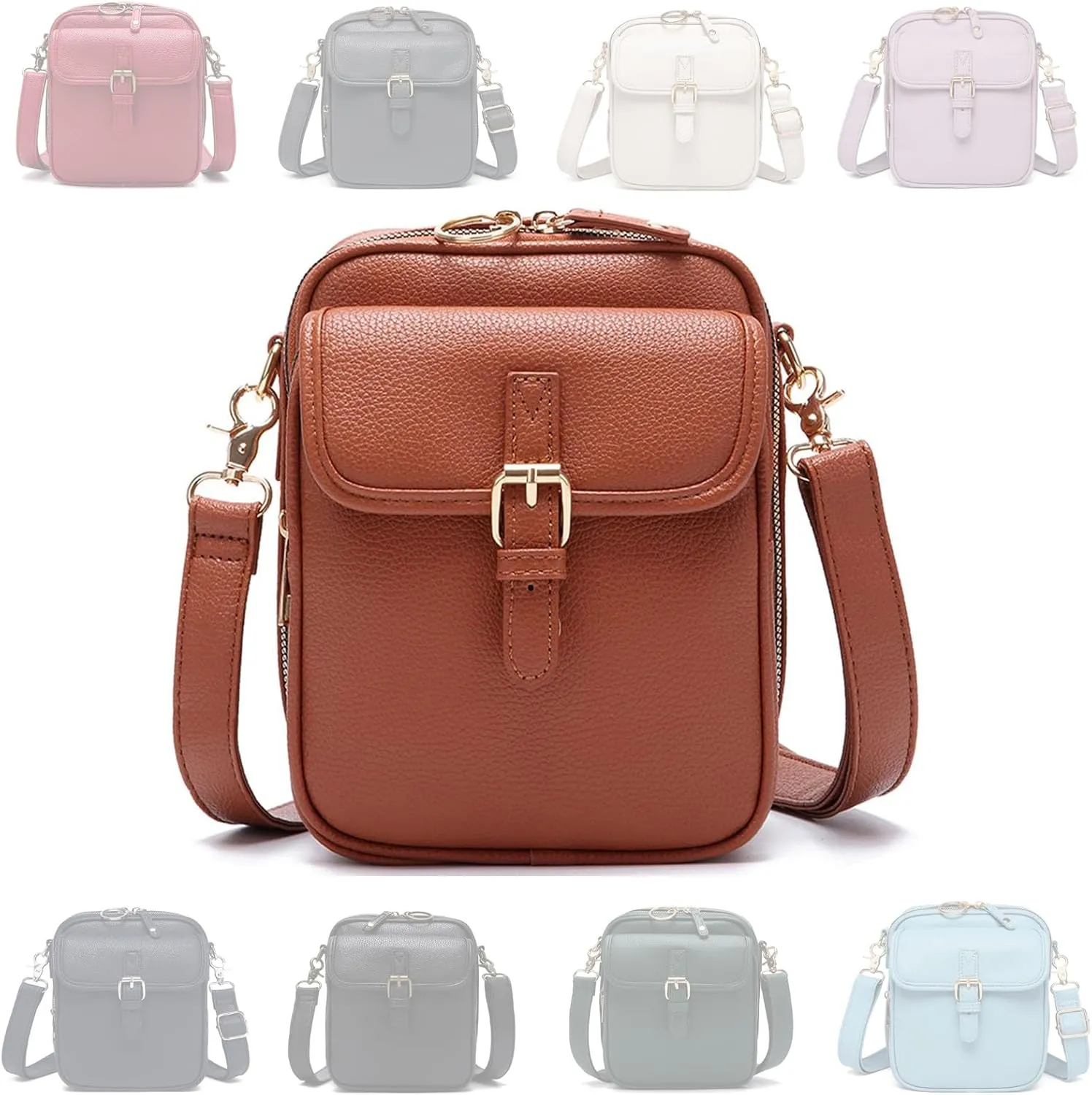 Zealburst Crossbody Leather Bag, Collaborateam Urvashi Tojoyride Collaboration Shoulder Bags for Women Travel