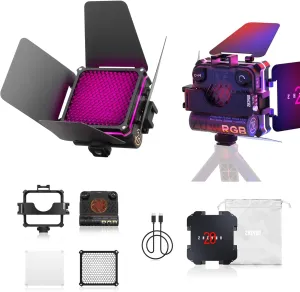 Zhiyun FIVERAY M20C Combo RGB Video Light 2500k~10000k Powerful On-Camera Video Lights, 20W (M20C Combo)