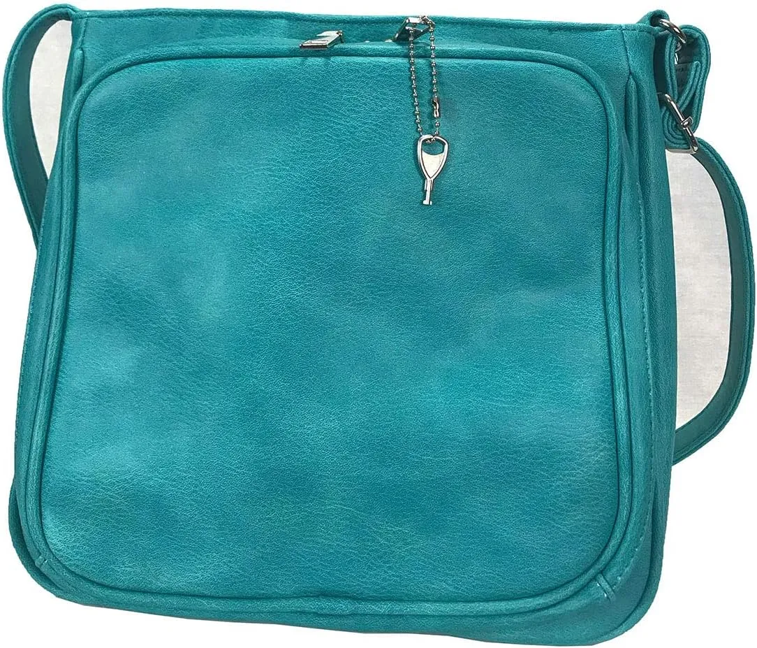 Zzfab Triple Zipper Locking Concealed Carry Crossbody Bag - CCW Concealed Carry Purse